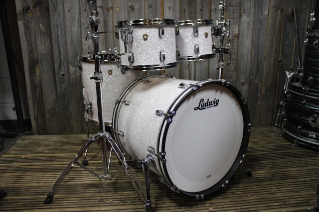 Ludwig Classic Maple Mod American Fusion in White Marine Pearl