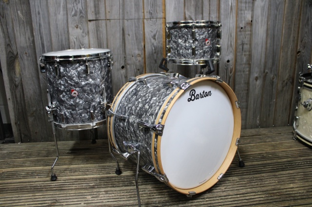 Barton Drum Co Beech 'Bomber' in Grey Pearl