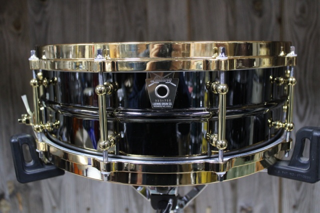 Ludwig Monroe Tube Lug Black Beauty 14x5 Sn 3384788