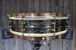 Ludwig 1920's Deluxe Ornimental Dance Model 14x4 Black Beauty