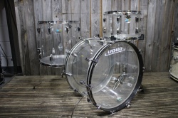 Ludwig 70's Vistalite 22 14 16 Outfit in Clear